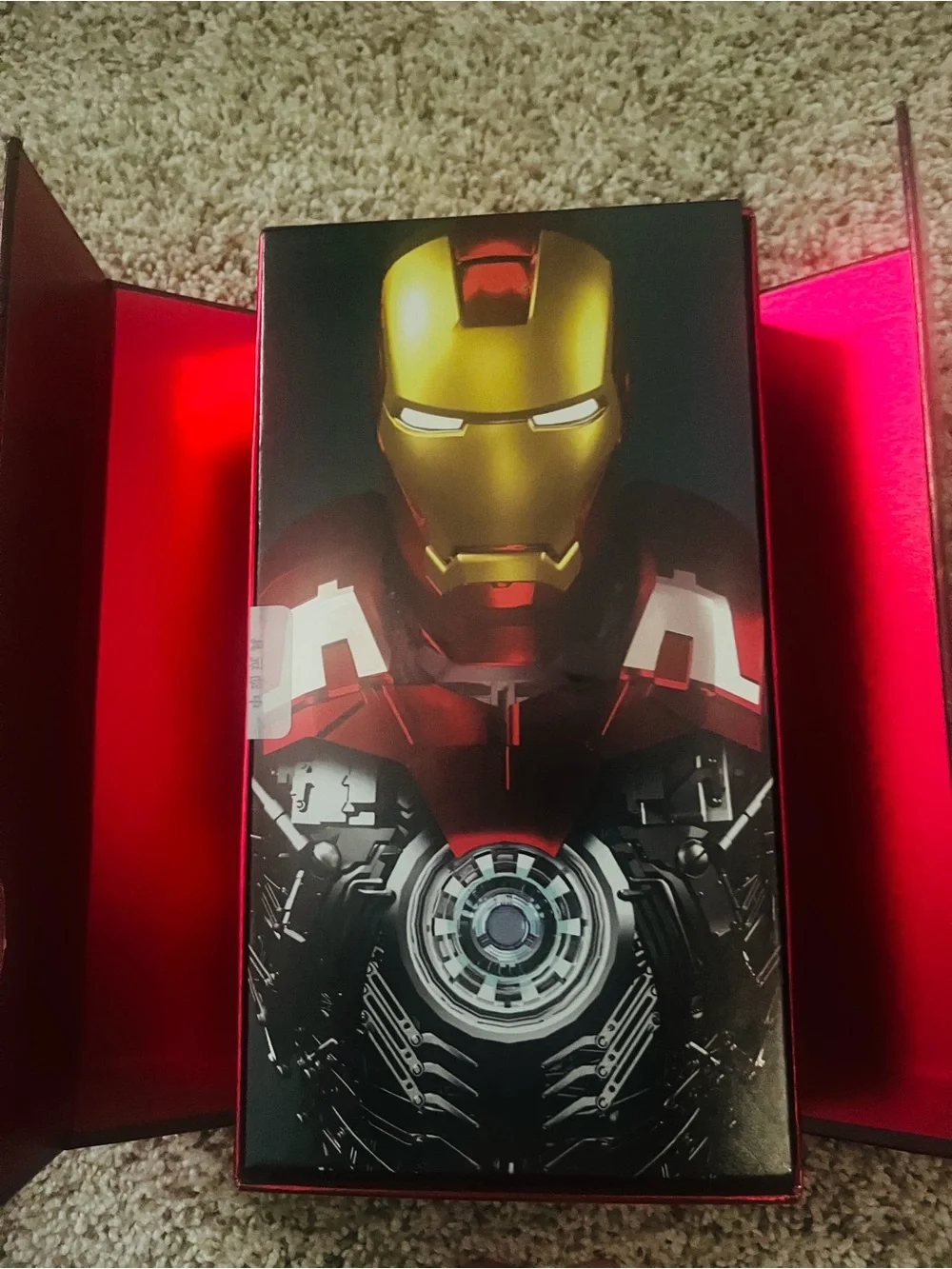 Marvel Iron Man Mark VII Collector Box - Red & Gold Artwork